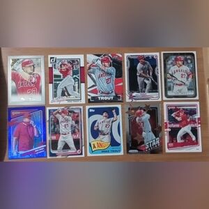 Mike Trout Baseball Card Lot